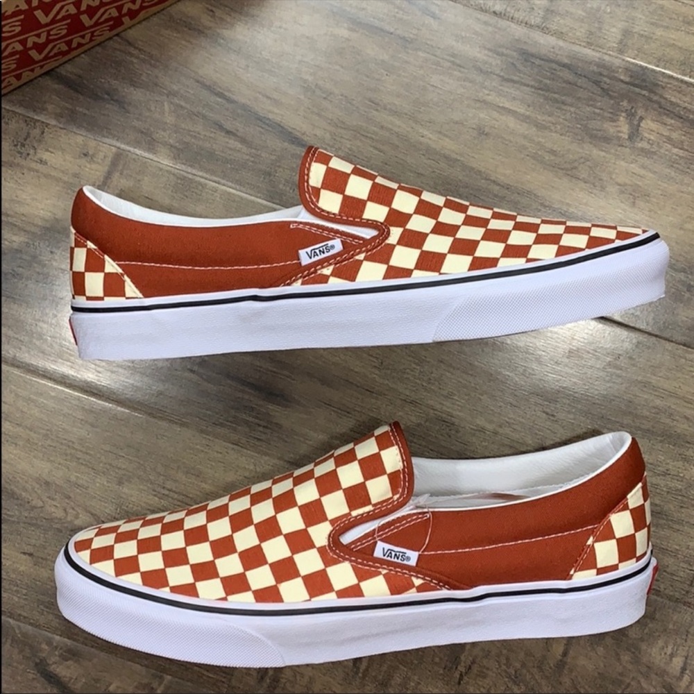••VANS CLASSIC SLIP-ON Checkerboard PicntTrWhite WMN - Picture 9 of 16